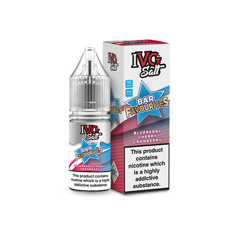Blueberry Cherry Cranberry Nic Salt E-Liquid by IVG Bar Favourites