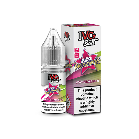 Watermelon Nic Salt 10ml E-Liquid by IVG Bar Favourites