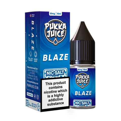 Blaze Nic Salt E-Liquid by Pukka Juice
