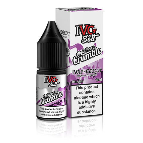 Apple Berry Crumble Nic Salt 10ml E-Liquid by IVG