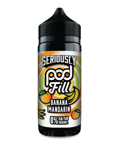 Banana Mandarin 100ml Shortfill E-Liquid by Seriously Pod Fill