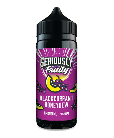 Blackcurrant Honeydew 100ml Shortfill E-Liquid by Seriously Fruity