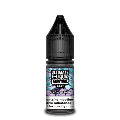 Menthol Blackcurrant Nic Salt E-liquid by Ultimate Juice