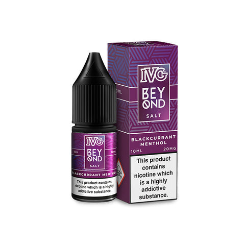 Blackcurrant Menthol Nic Salt E-Liquid By Beyond