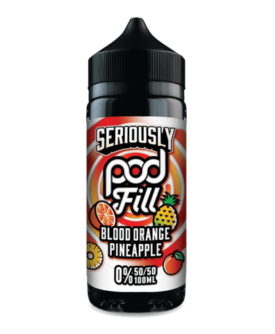 Blood Orange Pineapple 100ml Shortfill E-Liquid by Seriously Pod Fill