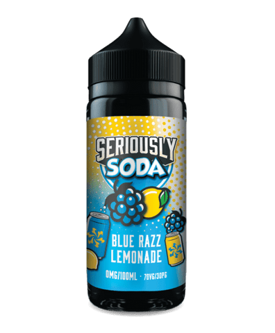 Blue Razz Lemonade 100ml Shortfill E-Liquid by Seriously Soda