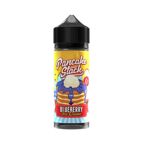 Blueberry Ice Cream 100ml Shortfill E-Liquid by Pancake Stack