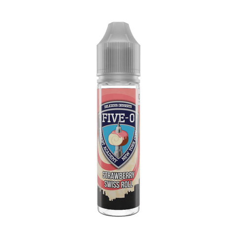 Strawberry Swiss Roll 50ml Shortfill E-Liquid by Five-O
