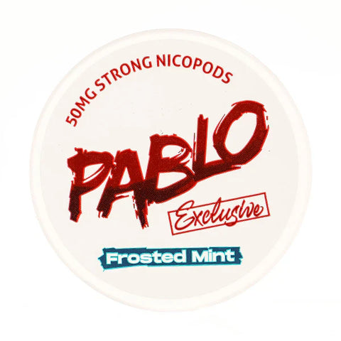 Frosted Mint Nicotine Pouches by Pablo Exclusive