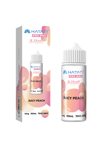 Juicy Peach 100ml Shortfill E-Liquid by Hayati Pro Max