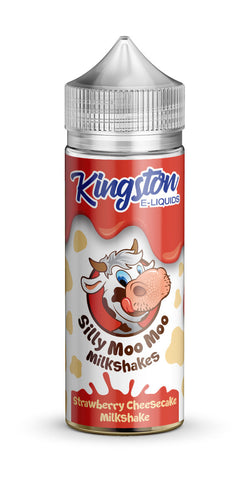 Strawberry Cheesecake 100ml Shortfill E-Liquid by Kingston Silly Moo Moo