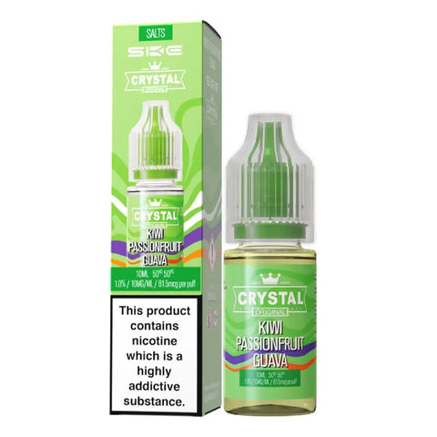 Kiwi Passionfruit Guava Nic Salt E-Liquid by SKE Crystal Original