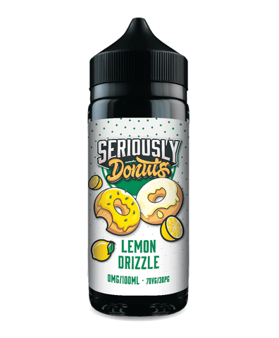 Lemon Drizzle 100ml Shortfill E-Liquid by Seriously Donuts