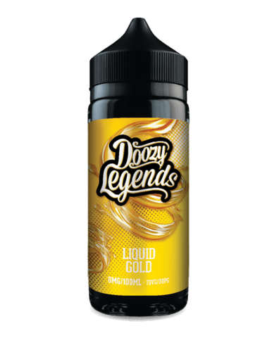Liquid Gold 100ml Shortfill E-Liquid by Doozy Legends