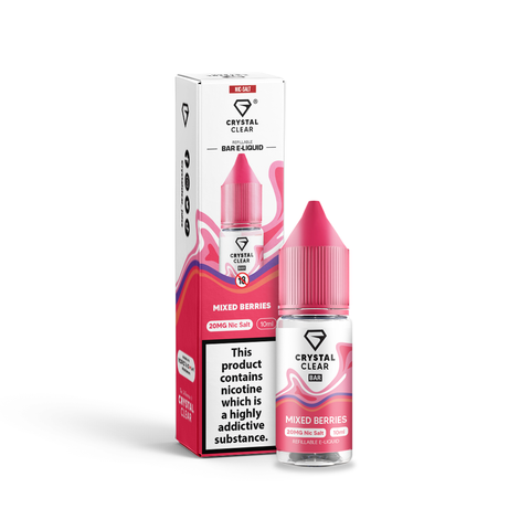 Mixed Berries Nic Salt E-Liquid by Crystal Bar