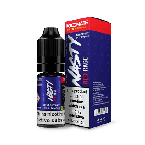 Red Rage Nic Salt E-Liquid by Nasty Salt