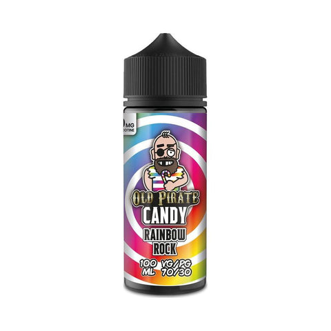 Rainbow Rock 100ml Shortfill E-Liquid by Old Pirate Candy