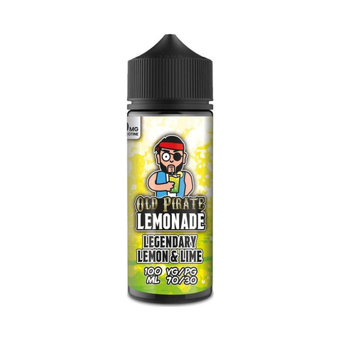 Legendary Lemon & Lime 100ml Shortfill E-Liquid by Old Pirate Lemonade