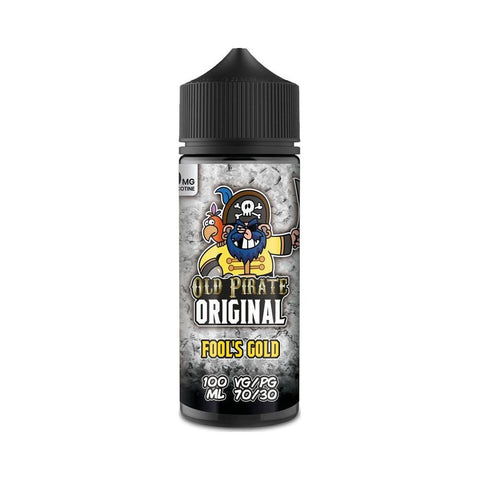 Fool’s Gold 100ml Shortfill E-Liquid by Old Pirate Original