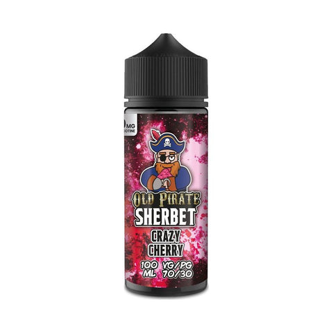 Crazy Cherry 100ml Shortfill E-Liquid by Old Pirate Sherbet