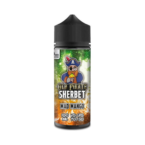Mad Mango 100ml Shortfill E-Liquid by Old Pirate Sherbet
