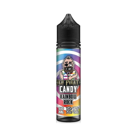 Rainbow Rock 50ml Shortfill E-Liquid by Old Pirate Candy