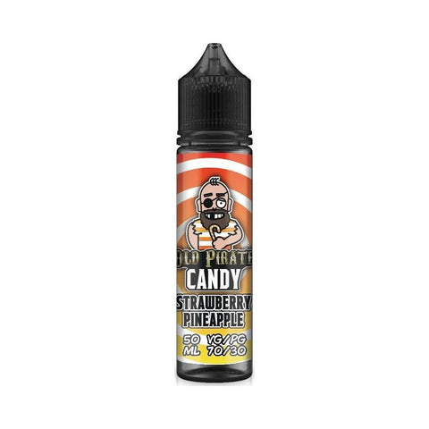 Strawberry Pineapple 50ml Shortfill E-Liquid by Old Pirate Candy