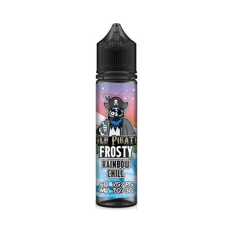Rainbow Chill 50ml Shortfill E-Liquid by Old Pirate Frosty