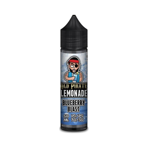 Blueberry Blast 50ml Shortfill E-Liquid by Old Pirate Lemonade