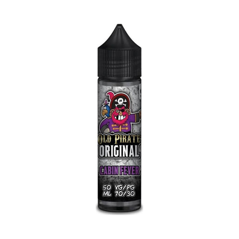Cabin Fever 50ml Shortfill E-Liquid by Old Pirate Original