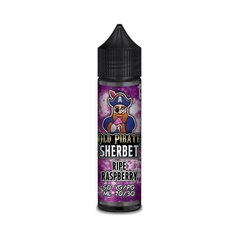 Ripe Raspberry 50ml Shortfill E-Liquid by Old Pirate Sherbet