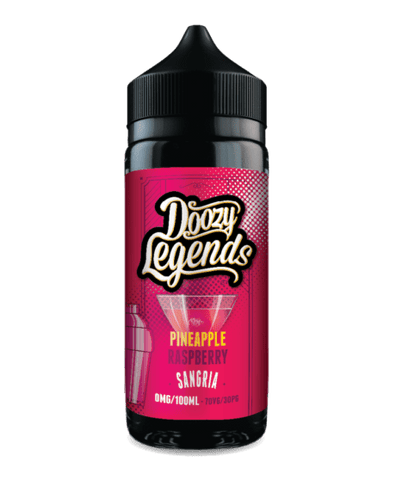 Pineapple Raspberry Sangria 100ml Shorfill E-Liquid by Doozy Legends