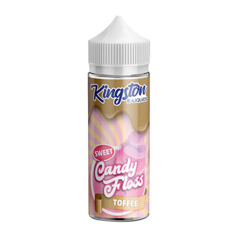 Sweet Toffee 100ml Shortfill E-Liquid by Kingston Candy Floss