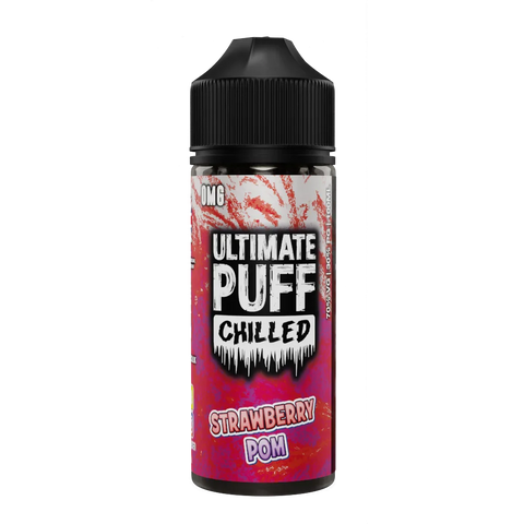 Strawberry Pom 100ml Shortfill E Liquid by Ultimate Puff Chilled