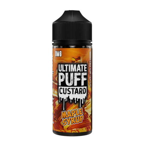 Maple Syrup 100ml Shortfill E-Liquid by Ultimate Puff Custard