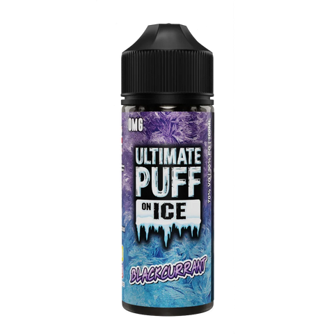 Blackcurrant 100ml Shortfill E-Liquid by Ultimate Puff On Ice