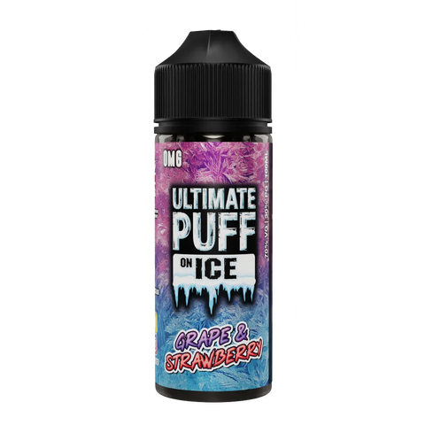 Grape & Strawberry 100ml Shortfill E-Liquid by Ultimate Puff On Ice