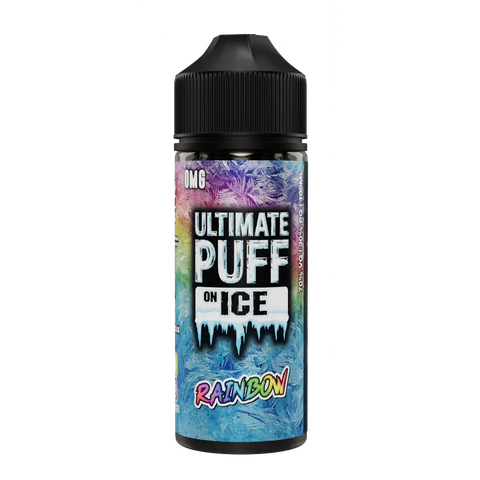 Rainbow 100ml Shortfill E-Liquid by Ultimate Puff On Ice