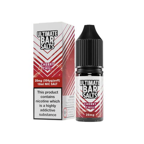 Cherry Chill 10ml Nic Salt E-Liquid by Ultimate Bar Salts