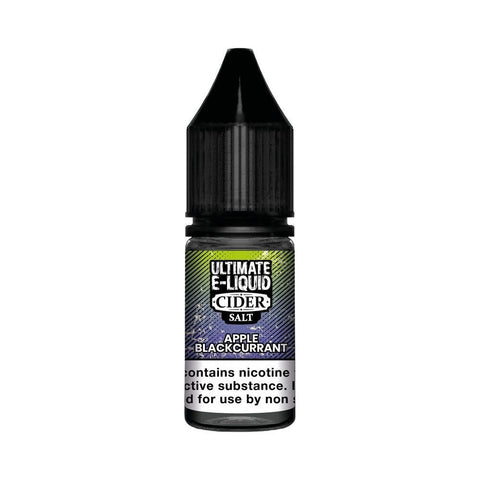 Cider Apple & Blackcurrant Nic Salt E-liquid by Ultimate Juice