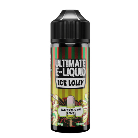 Ice Lolly Watermelon Lime 100ml Shortfill E-liquid by Ultimate Juice