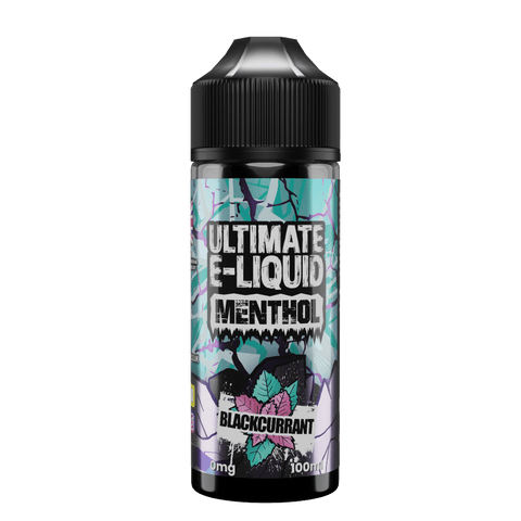Menthol Blackcurrant 100ml Shortfill E-liquid by Ultimate Juice