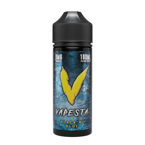 Black ‘N’ Blue 100ml Shortfill E-Liquid by Vapesta