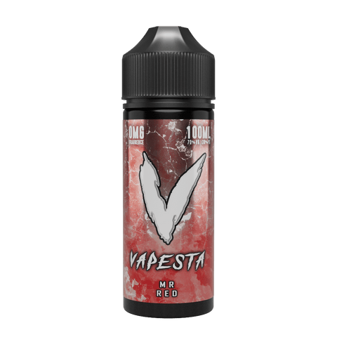 Mr Red 100ml Shortfill E-Liquid by Vapesta