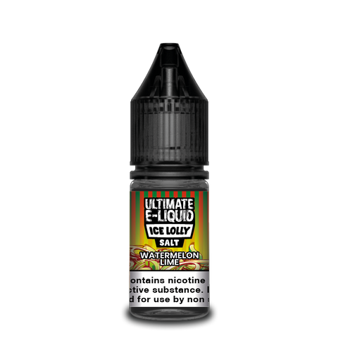 Ice Lolly Watermelon Lime Nic Salt E-liquid by Ultimate Juice