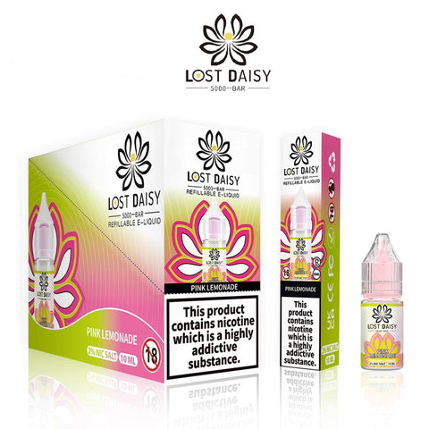 Pink Lemonade Nic Salt E-Liquid by Lost Daisy