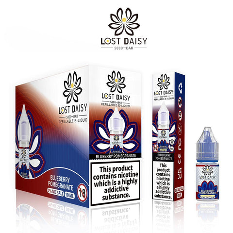 Blueberry Pomegranate Nic Salt E-Liquid by Lost Daisy