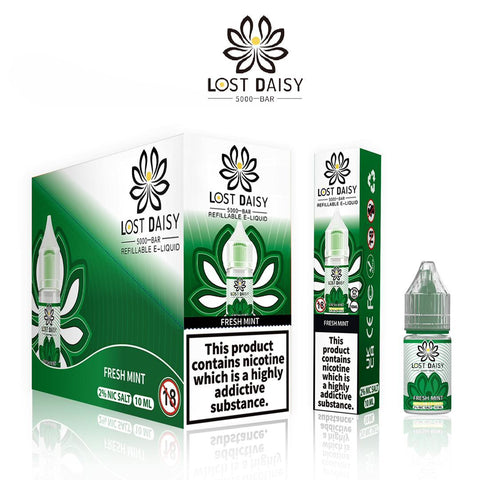 Fresh Mint Nic Salt E-Liquid by Lost Daisy