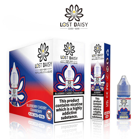 Blueberry Cherry Cranberry Nic Salt E-Liquid by Lost Daisy