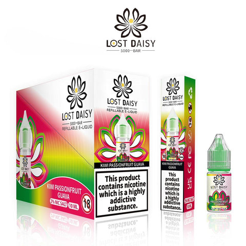 Kiwi Passionfruit Guava Nic Salt E-Liquid by Lost Daisy